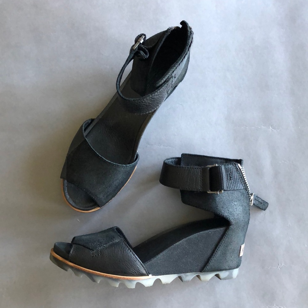 Sorel Ankle Strap Wedge Heel
